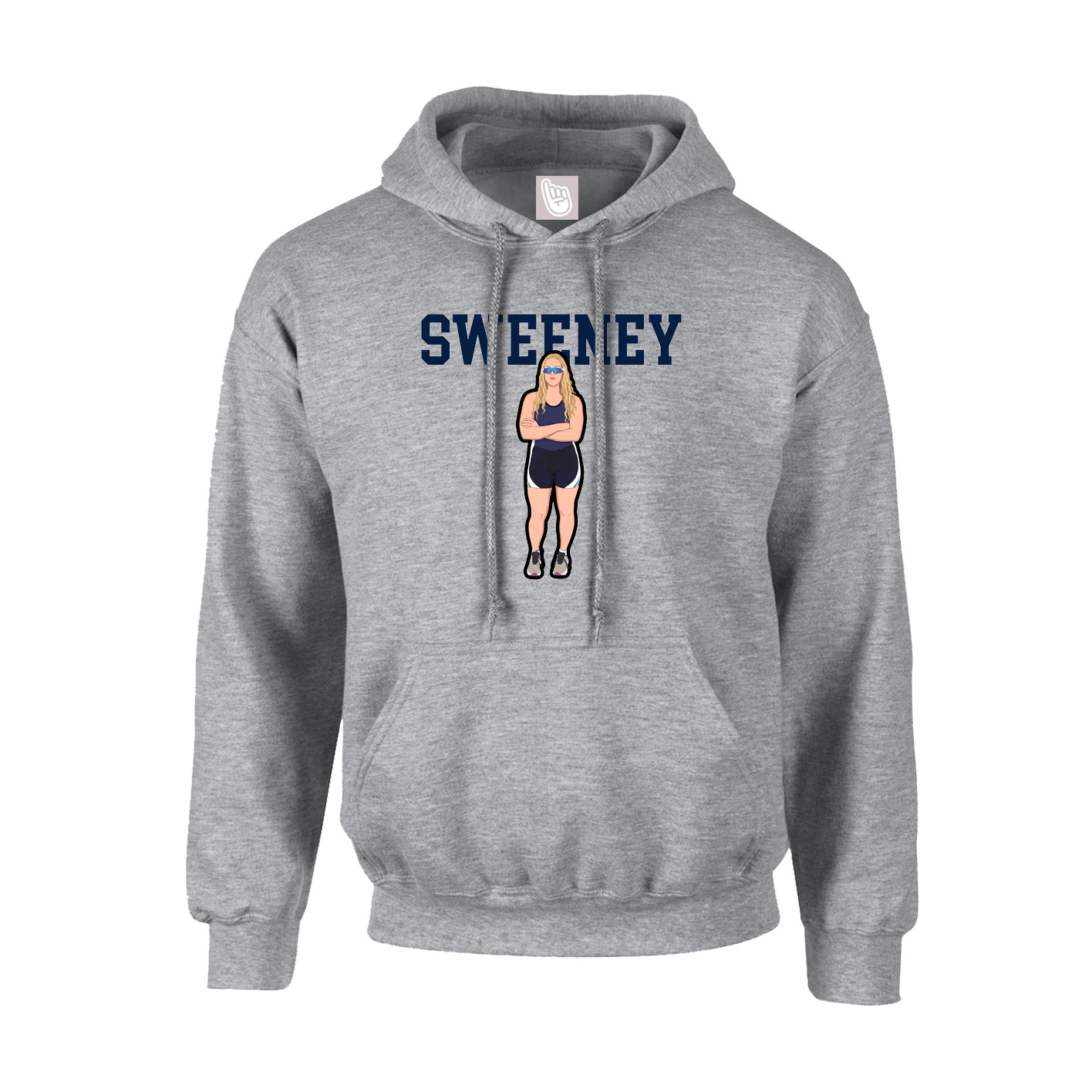 Hoodie — Shirsey in Grey