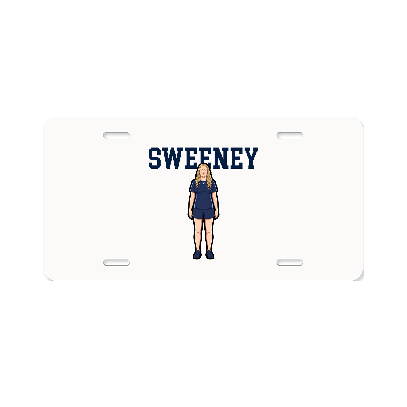 License Plate — Shirsey in Classic