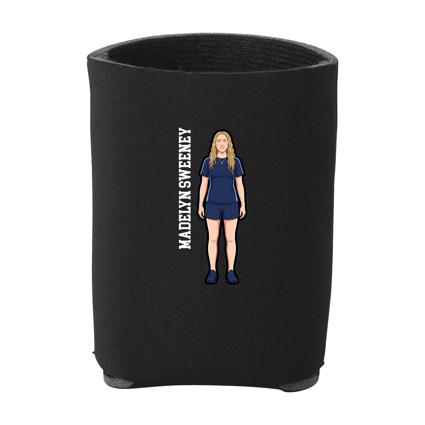 Can Holder — Name Vertical in Black