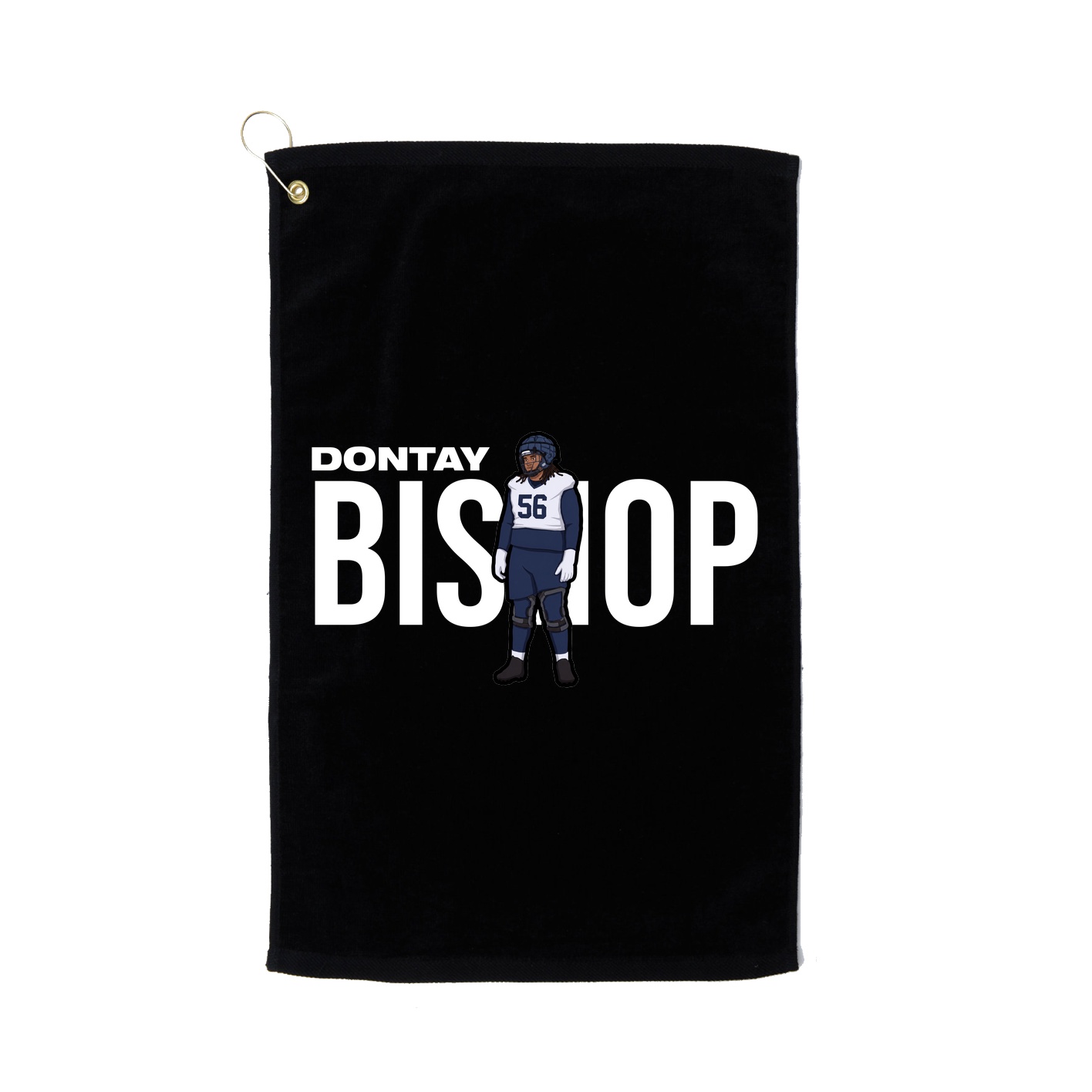 Golf Towel — Player Name in Black