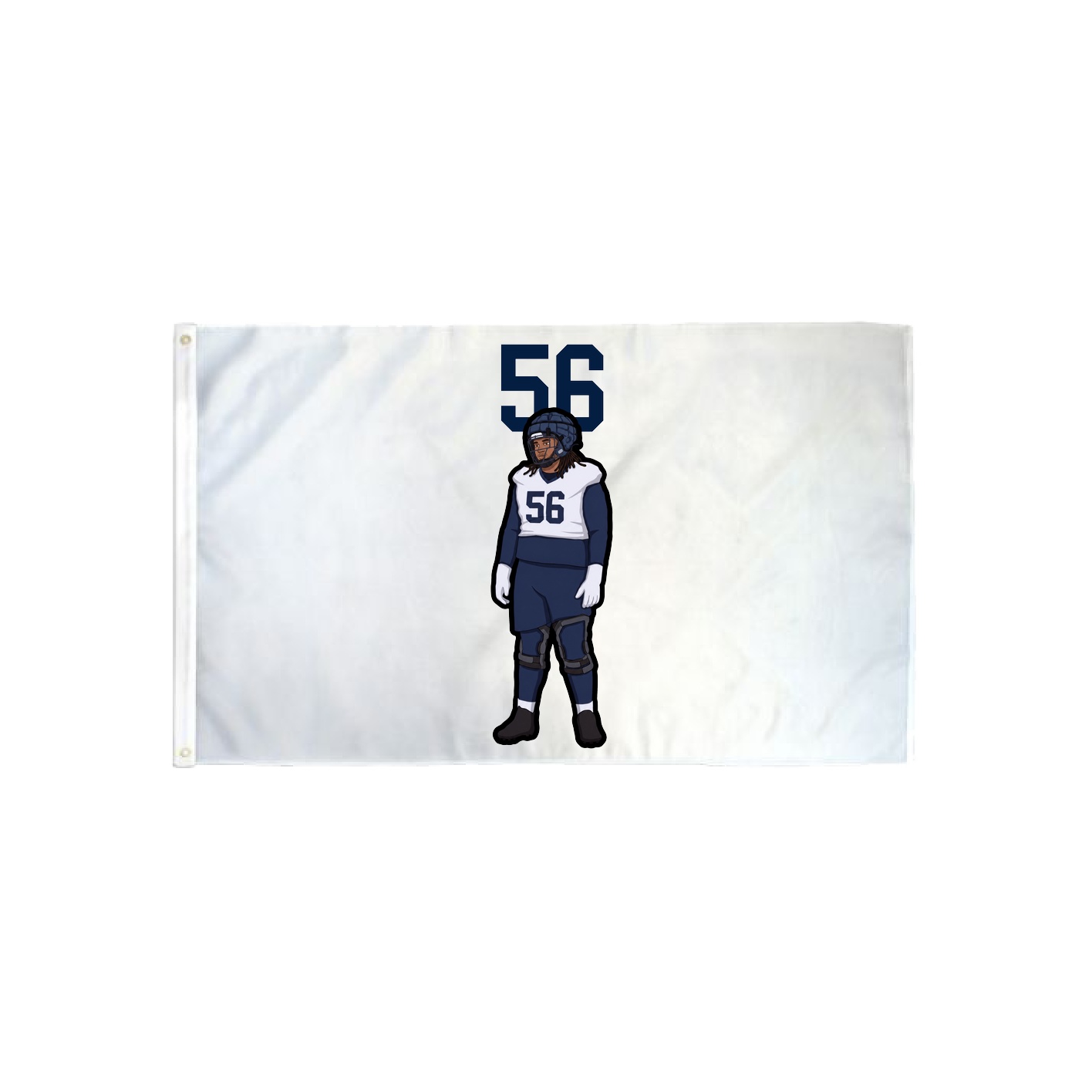 3x5 Flag — Number Top in Classic