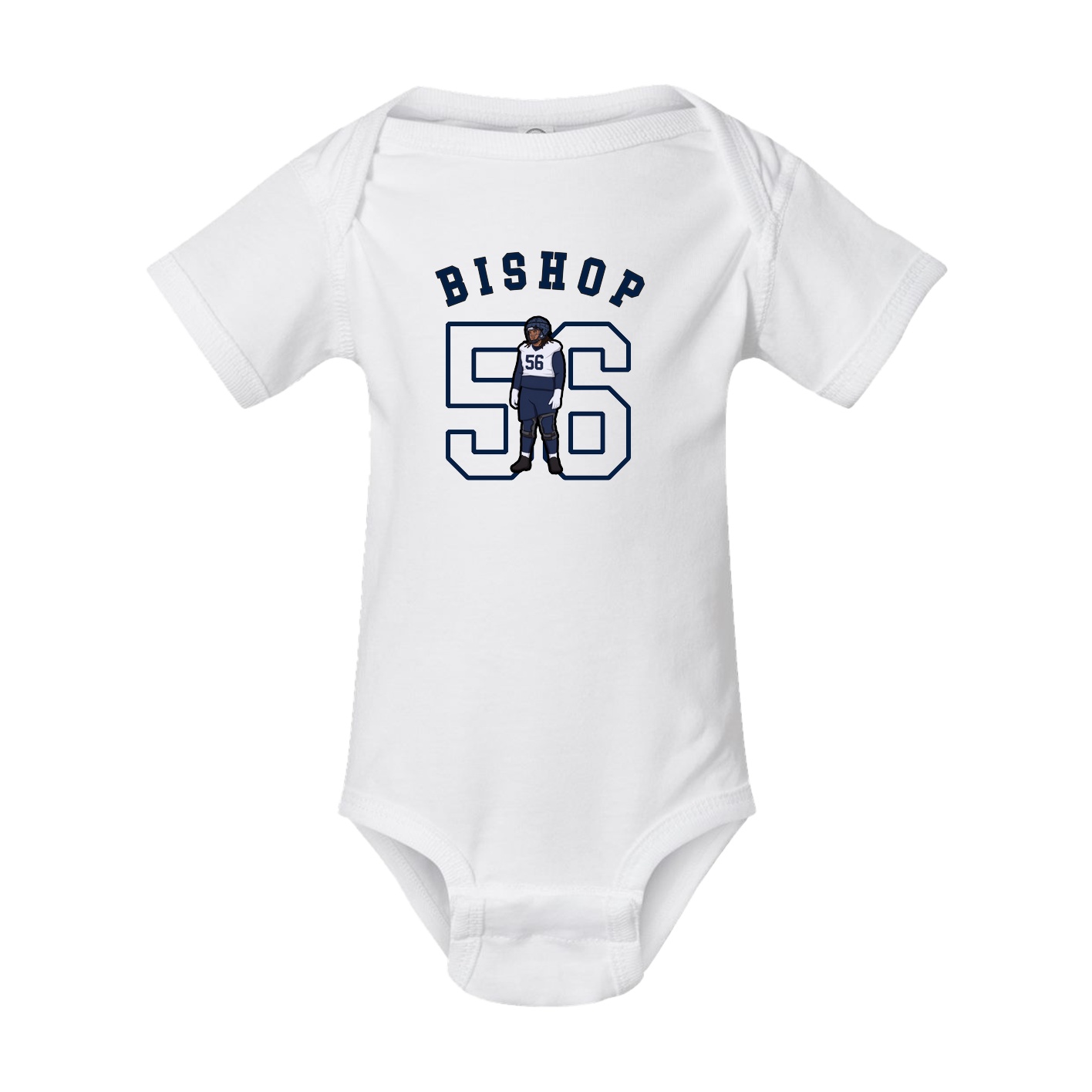 Baby Onesie — Shirsey Arch in White