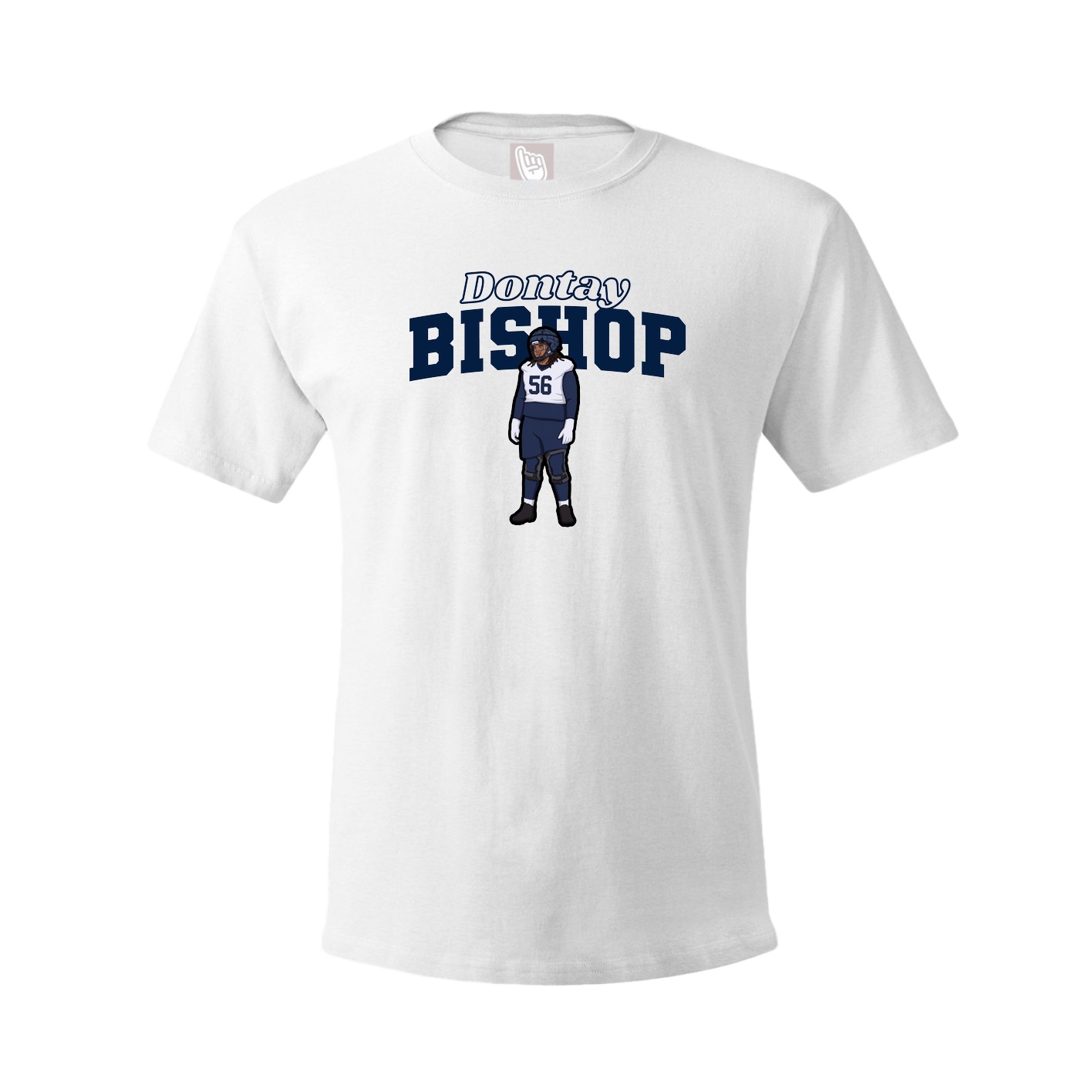 Tee — Name Arch in White