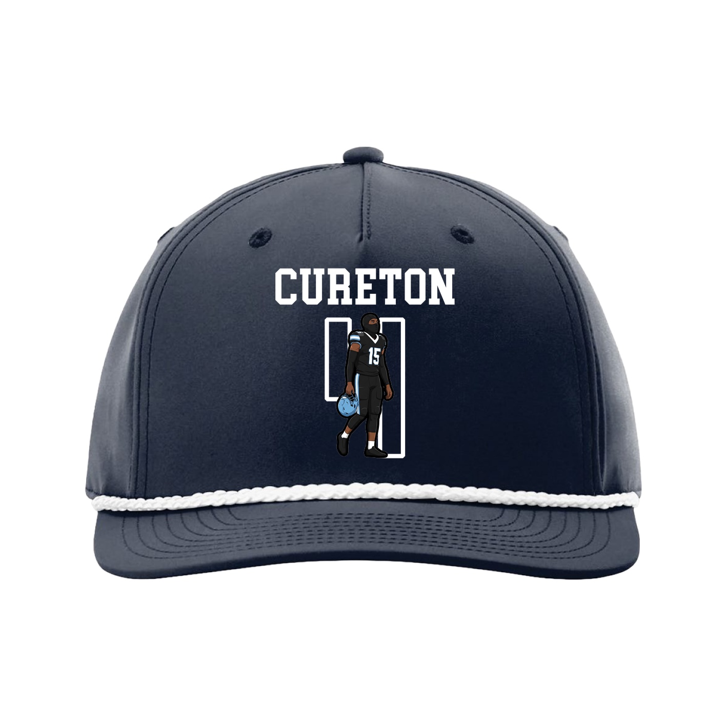 Five-Panel Classic Rope Cap — Shirsey in Navy