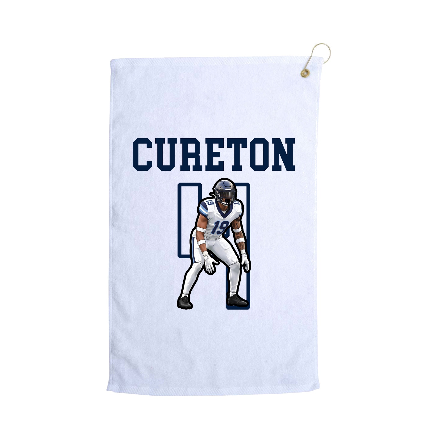 Golf Towel — Shirsey in White