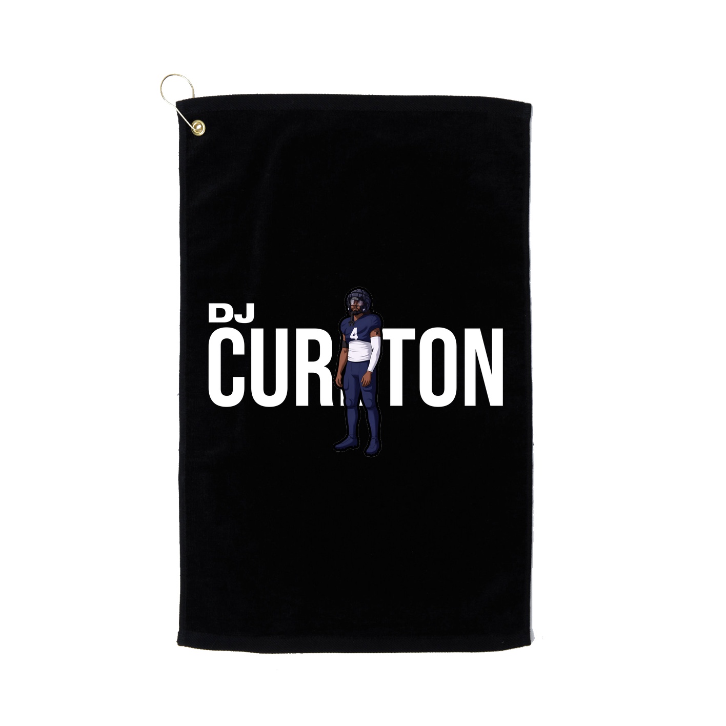 Golf Towel — Player Name in Black