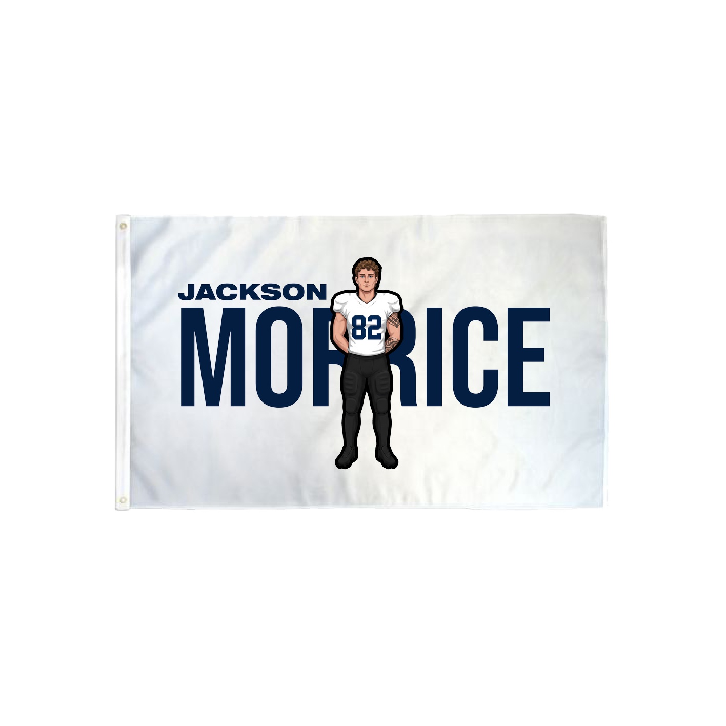 3x5 Flag — Player Name in Classic