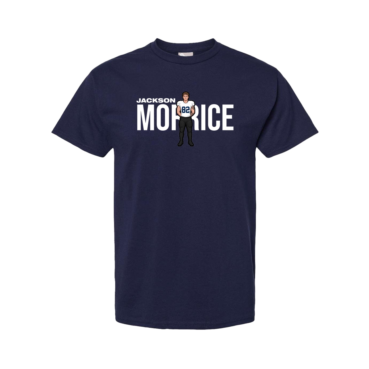 Youth Tee — Player Name in Navy