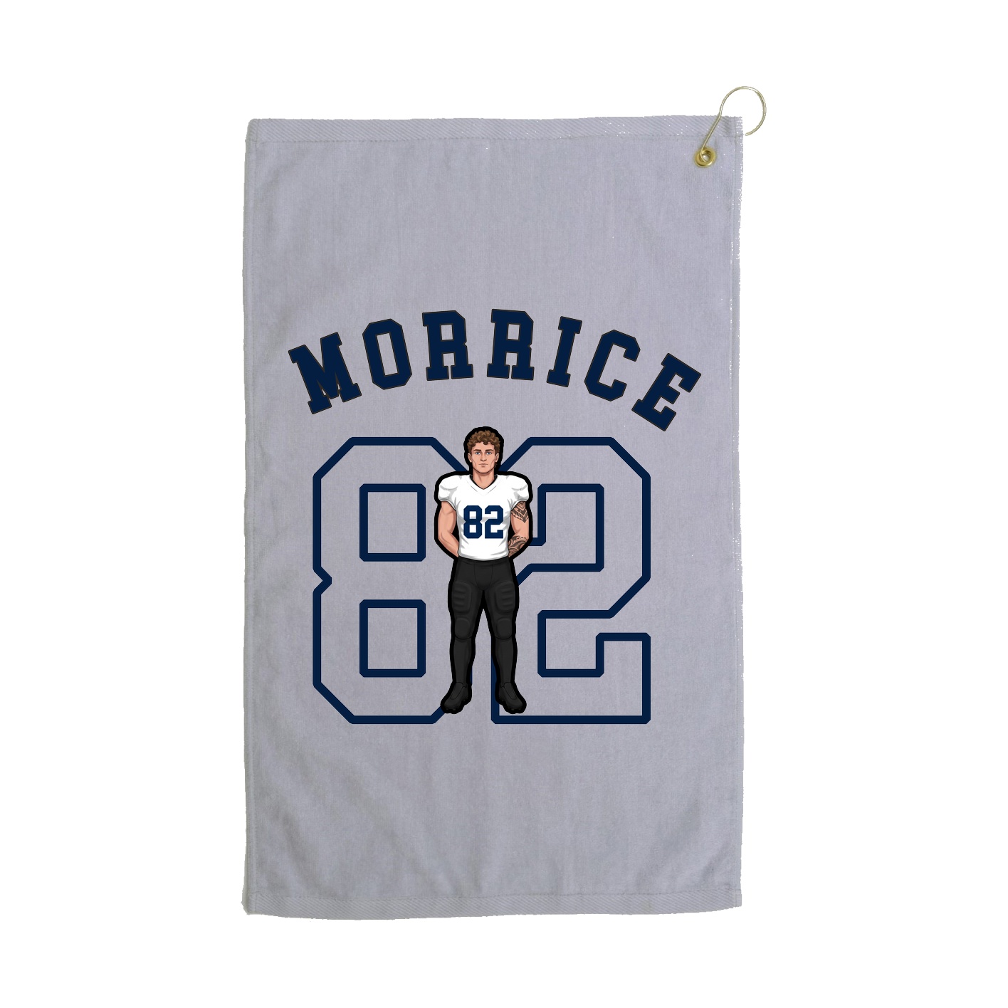 Golf Towel — Shirsey Arch in Grey