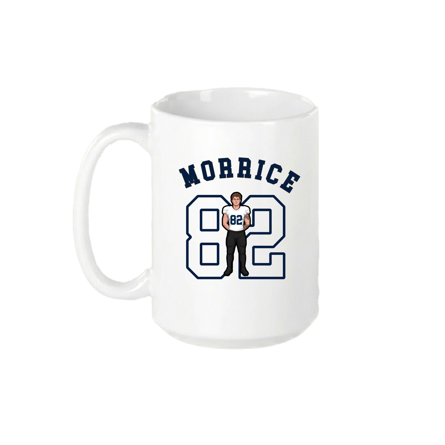 15oz Coffee Mug — Shirsey Arch in White