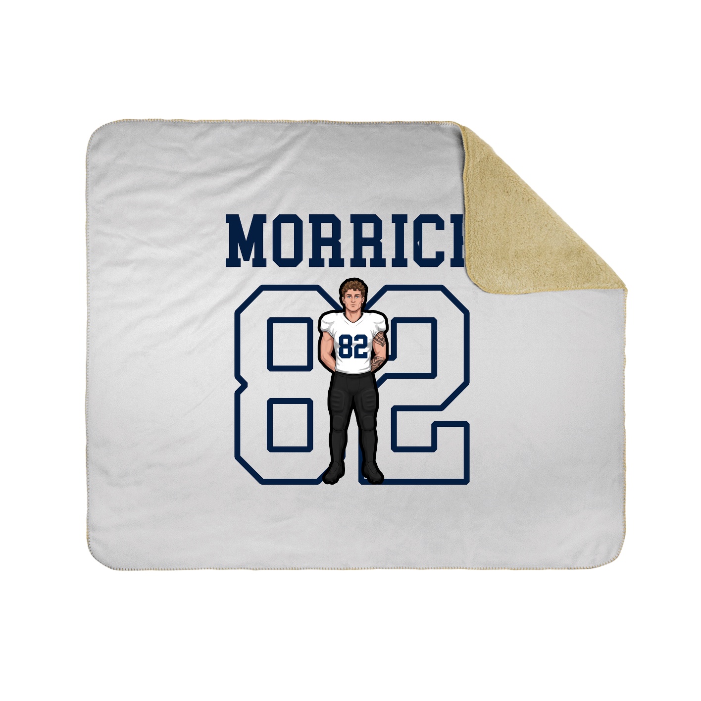 Throw Blanket — Shirsey in White