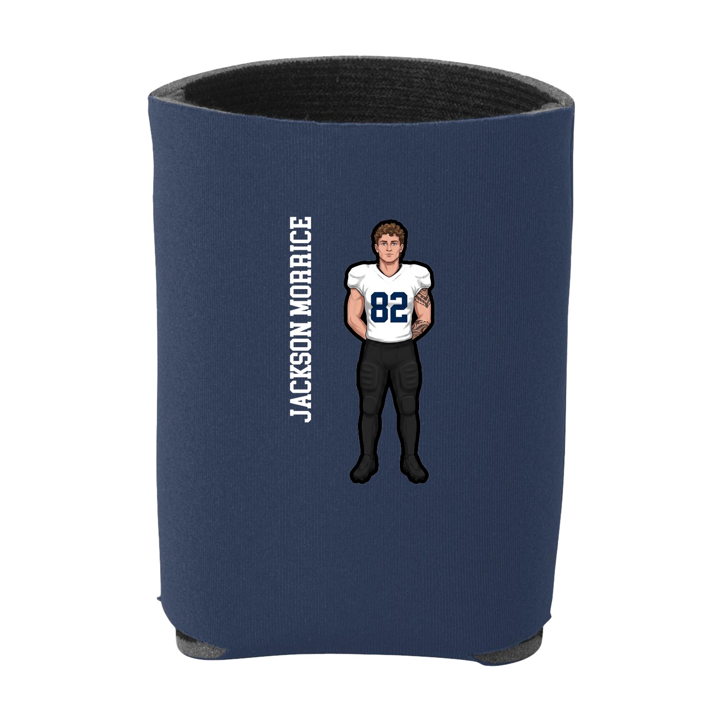 Can Holder — Name Vertical in Navy