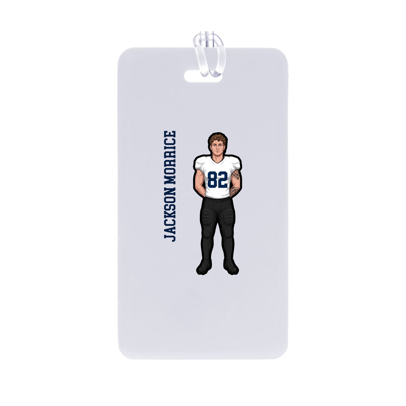 Bag Tag — Name Vertical in Classic
