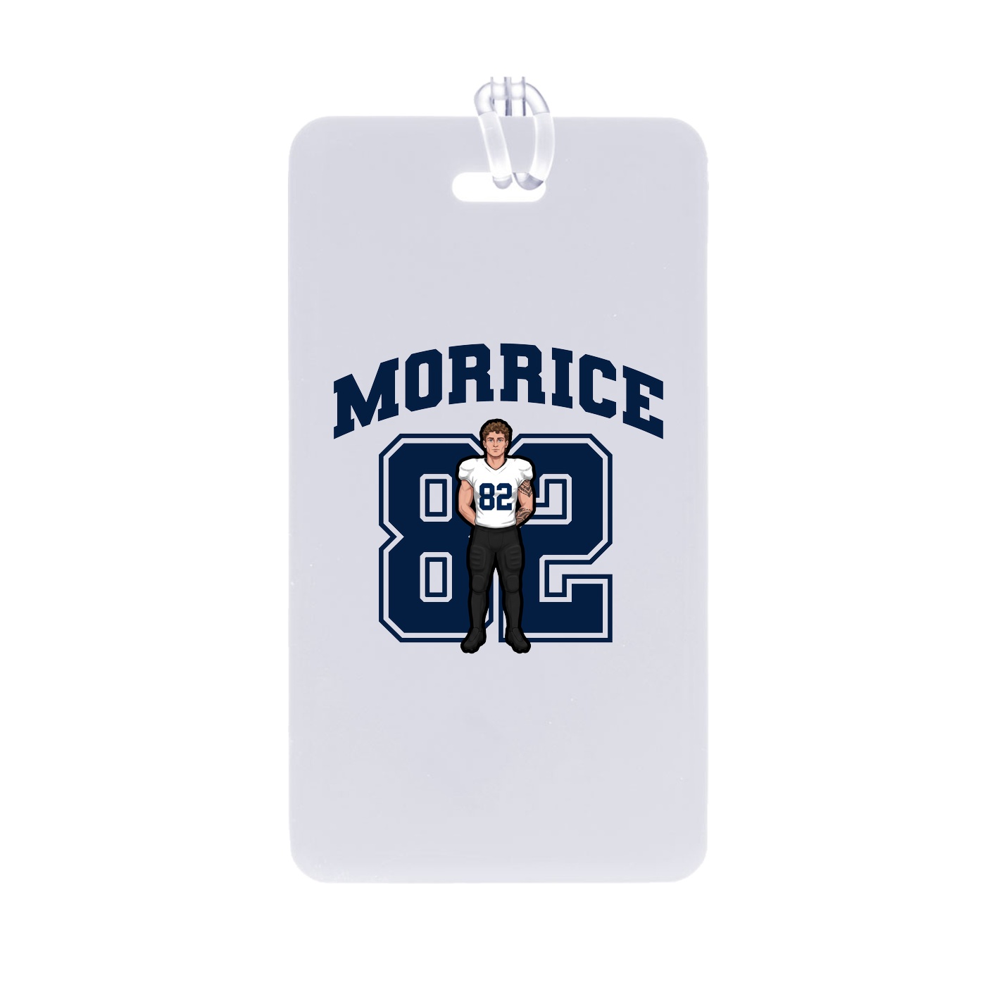 Bag Tag — Number in Classic