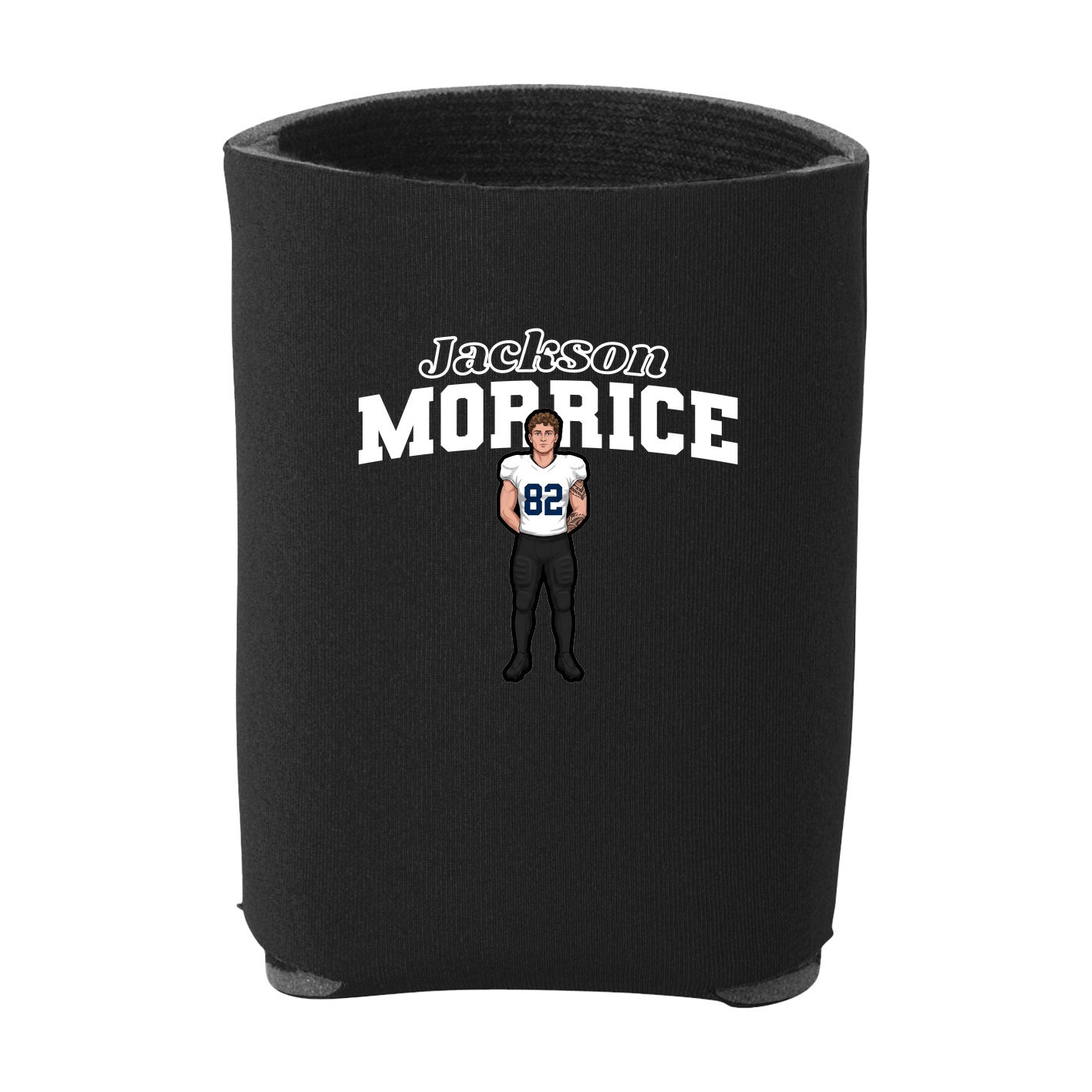 Can Holder — Name Arch in Black