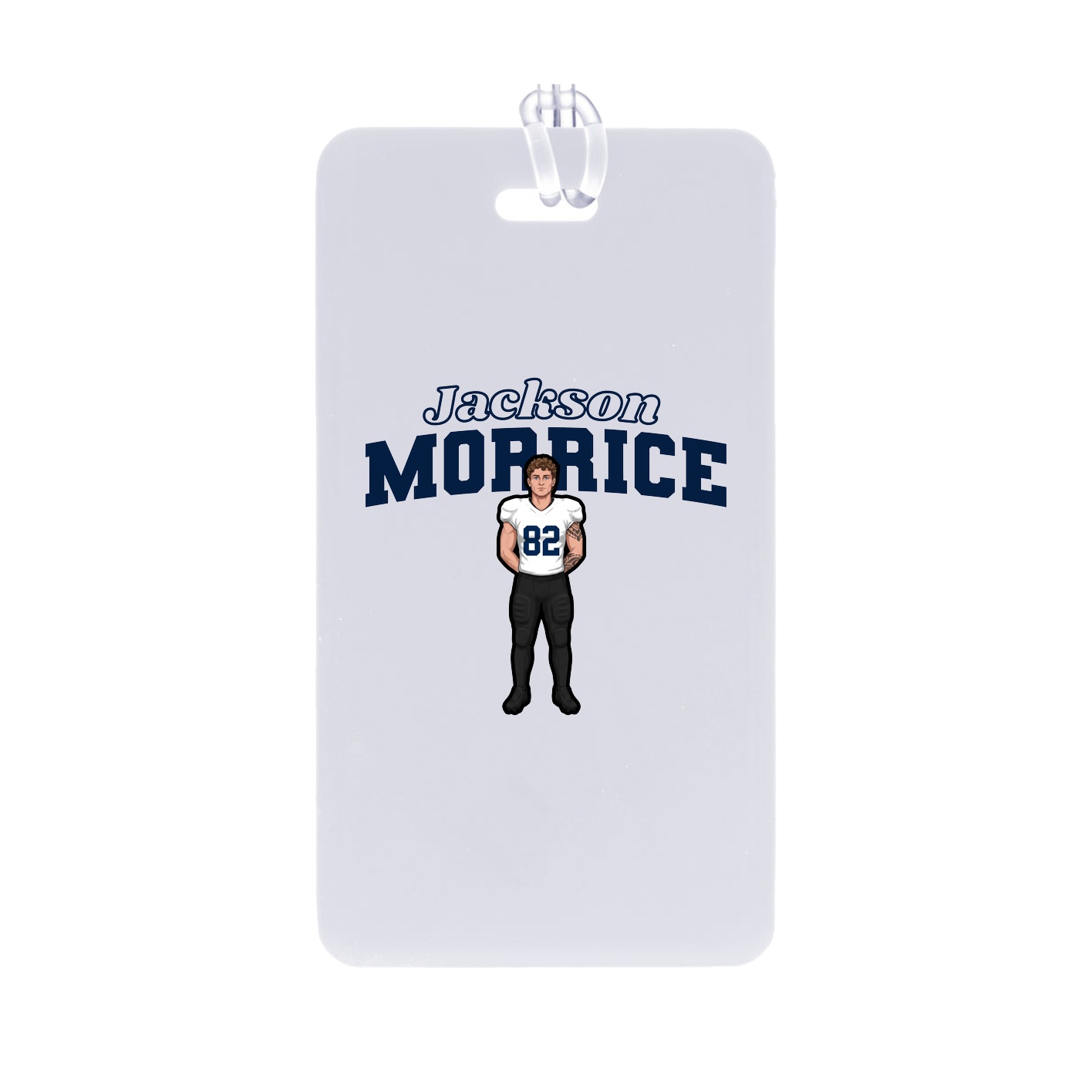 Bag Tag — Name Arch in Classic
