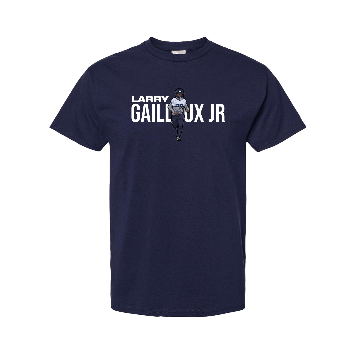 Youth Tee — Player Name in Navy