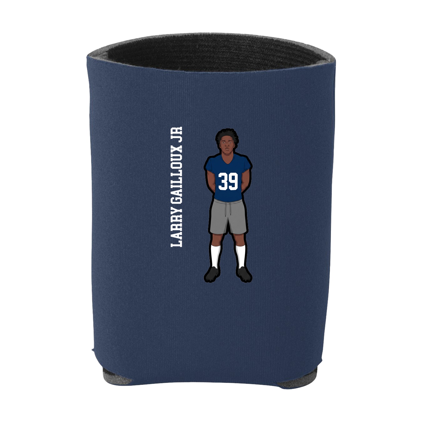 Can Holder — Name Vertical in Navy