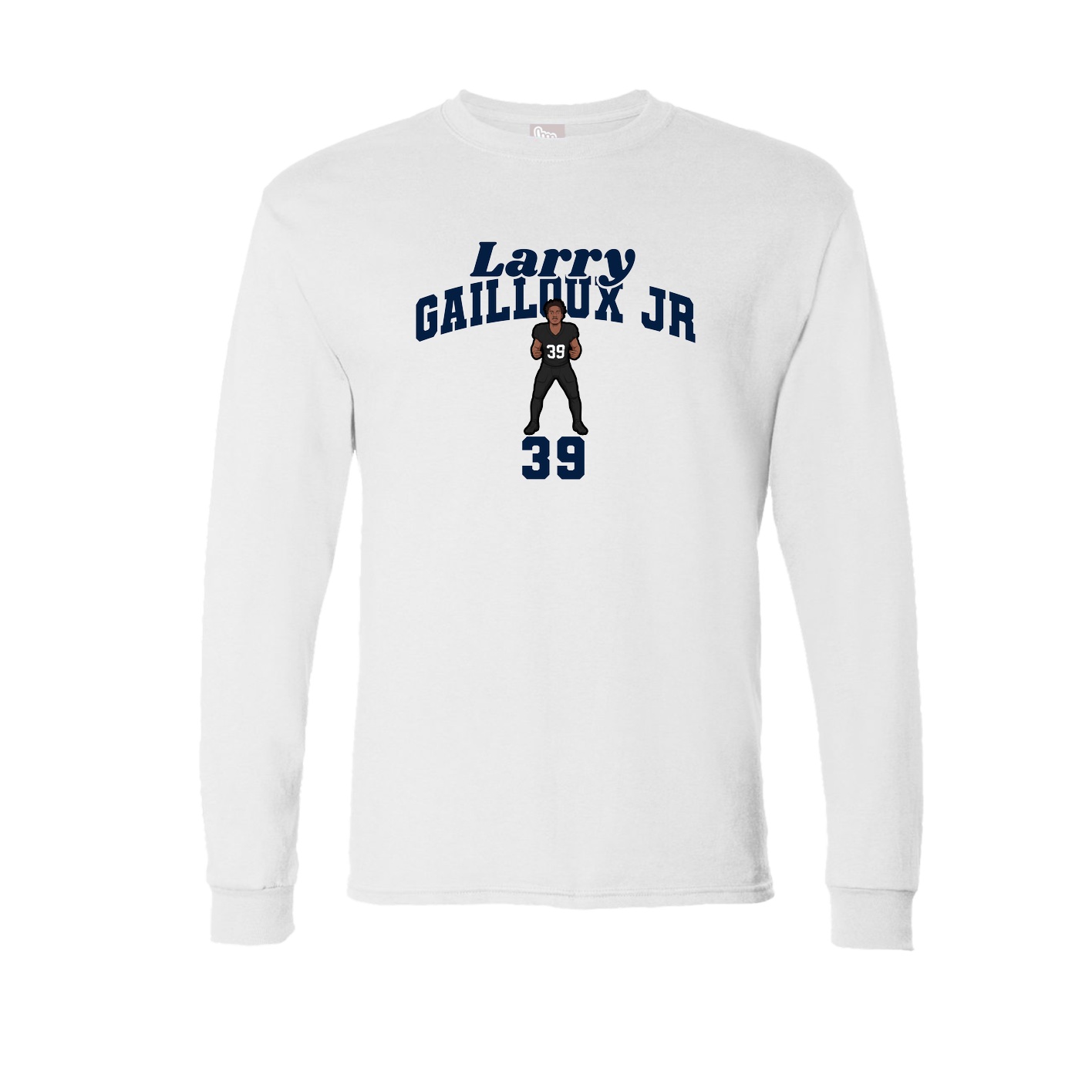Long Sleeve Tee — Signature Arch in White