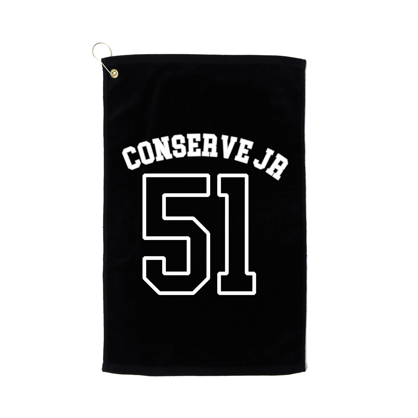 Golf Towel — Shirsey Arch in Black