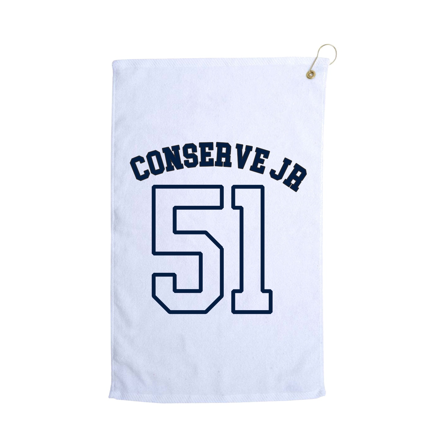 Golf Towel — Shirsey Arch in White