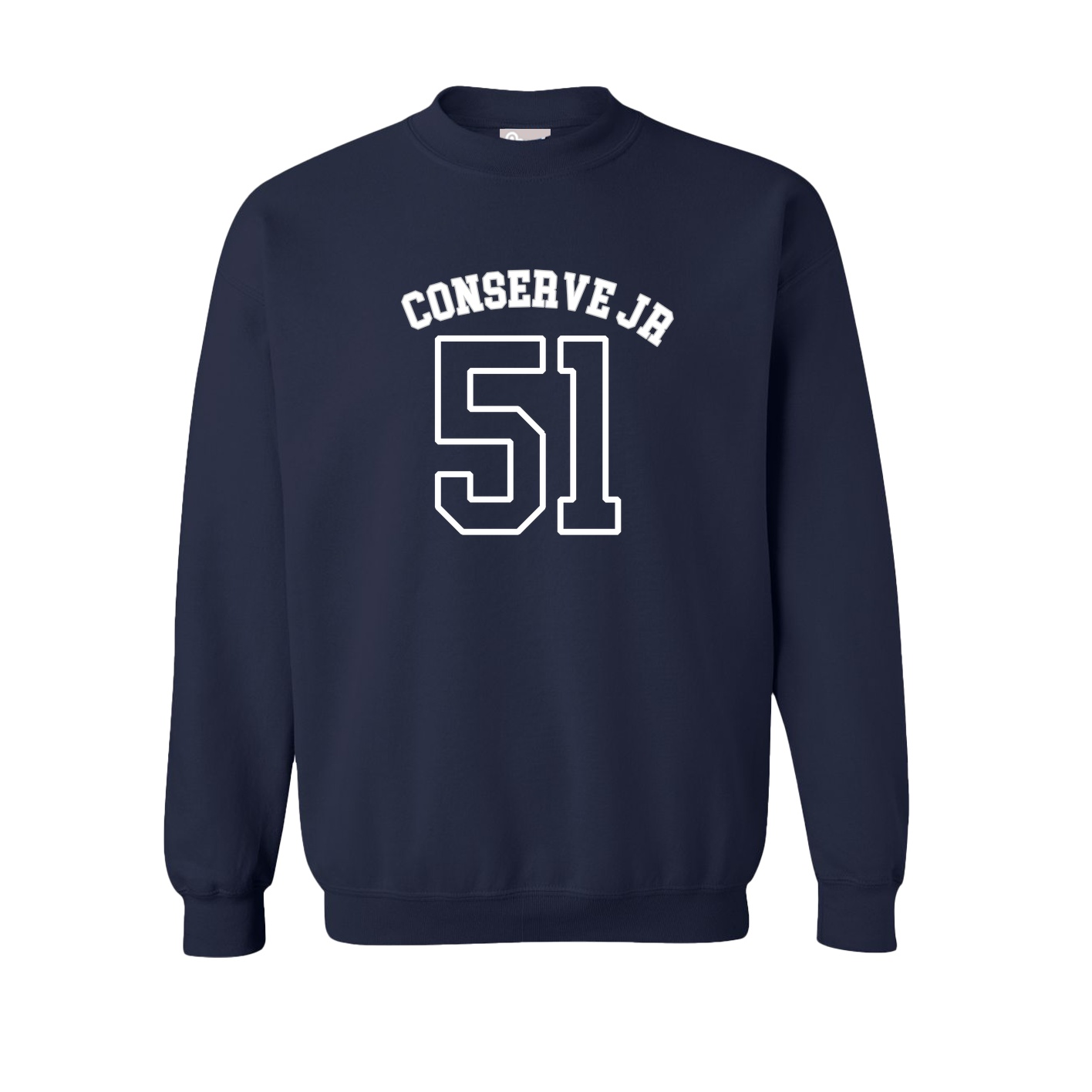 Fleece Crew — Shirsey Arch in Navy