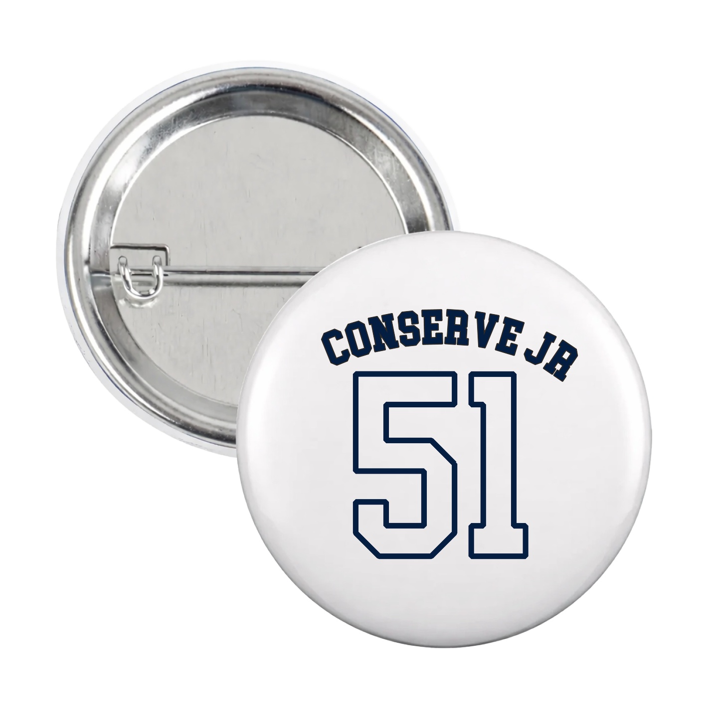 Game Day Button — Shirsey Arch in White