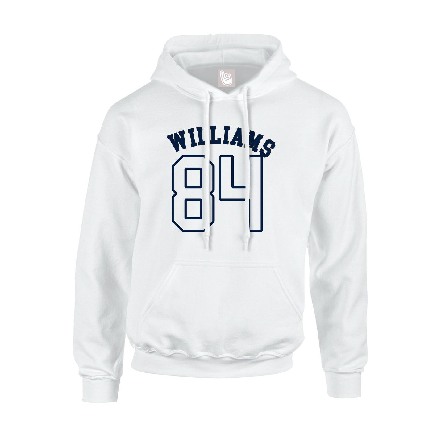 Hoodie — Shirsey Arch in White