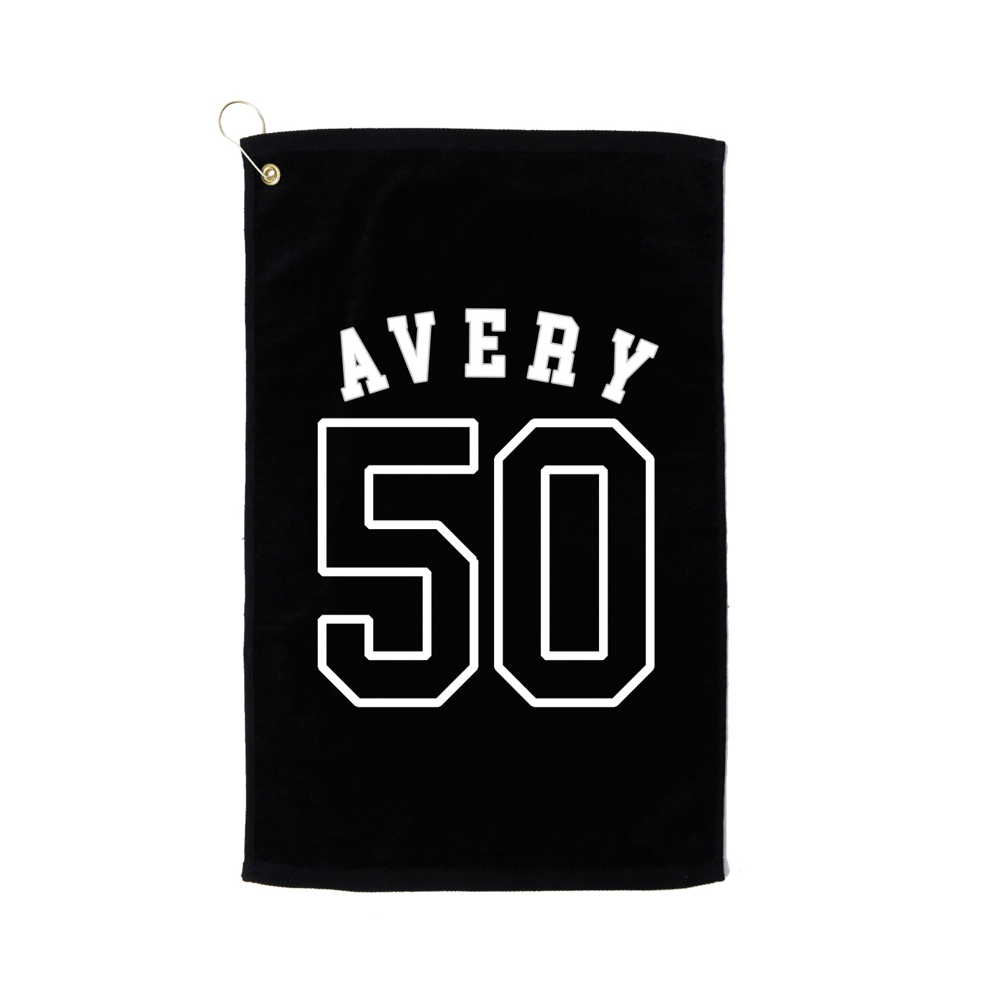 Golf Towel — Shirsey Arch in Black