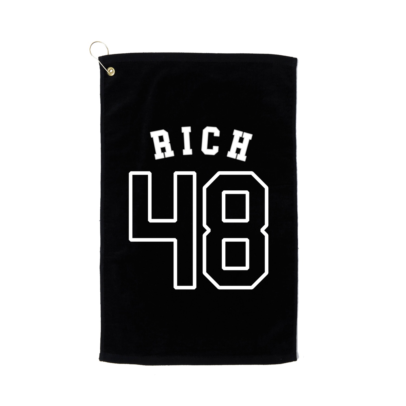 Golf Towel — Shirsey Arch in Black