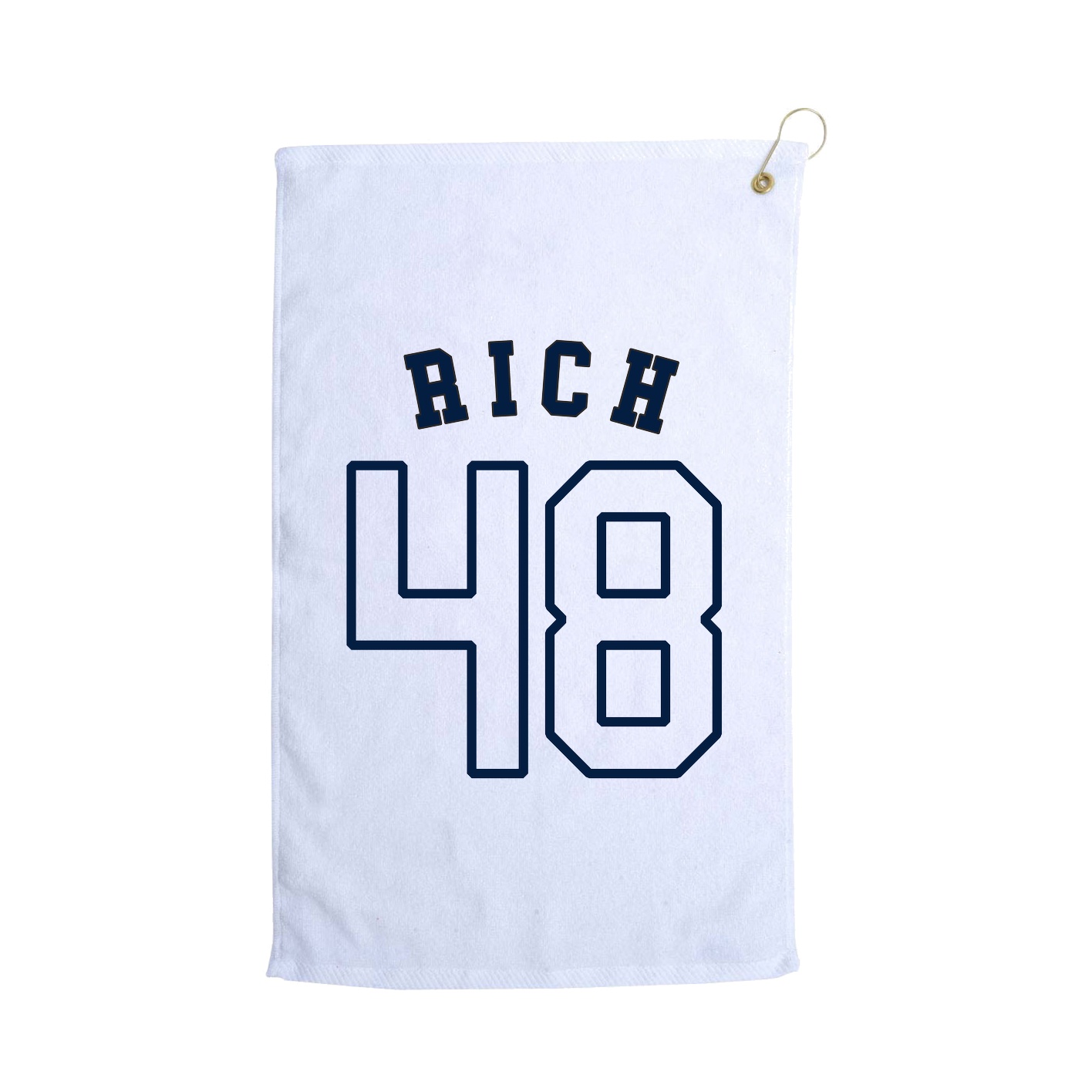 Golf Towel — Shirsey Arch in White
