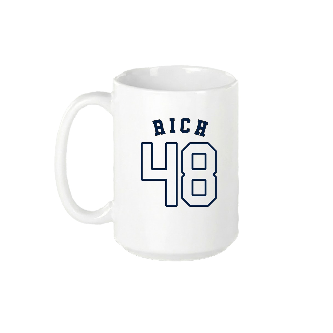 15oz Coffee Mug — Shirsey Arch in White