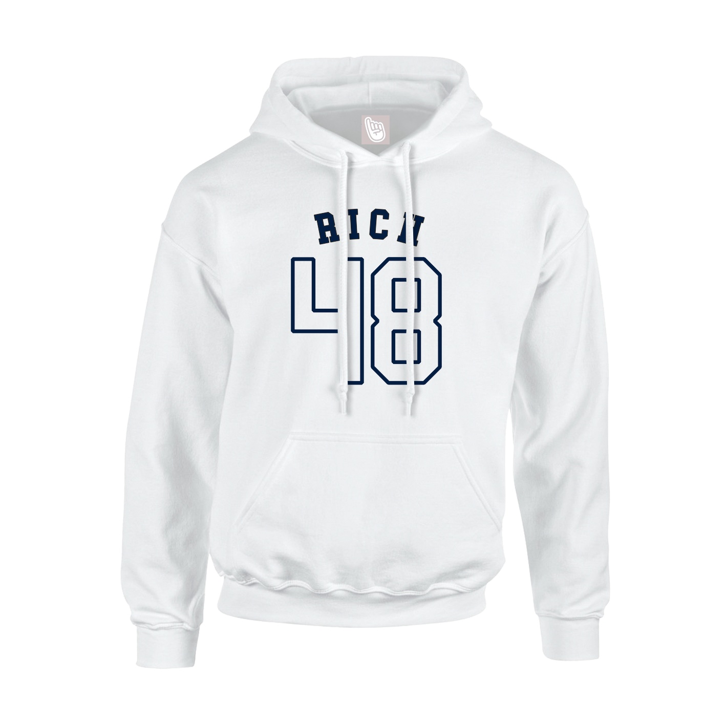 Hoodie — Shirsey Arch in White