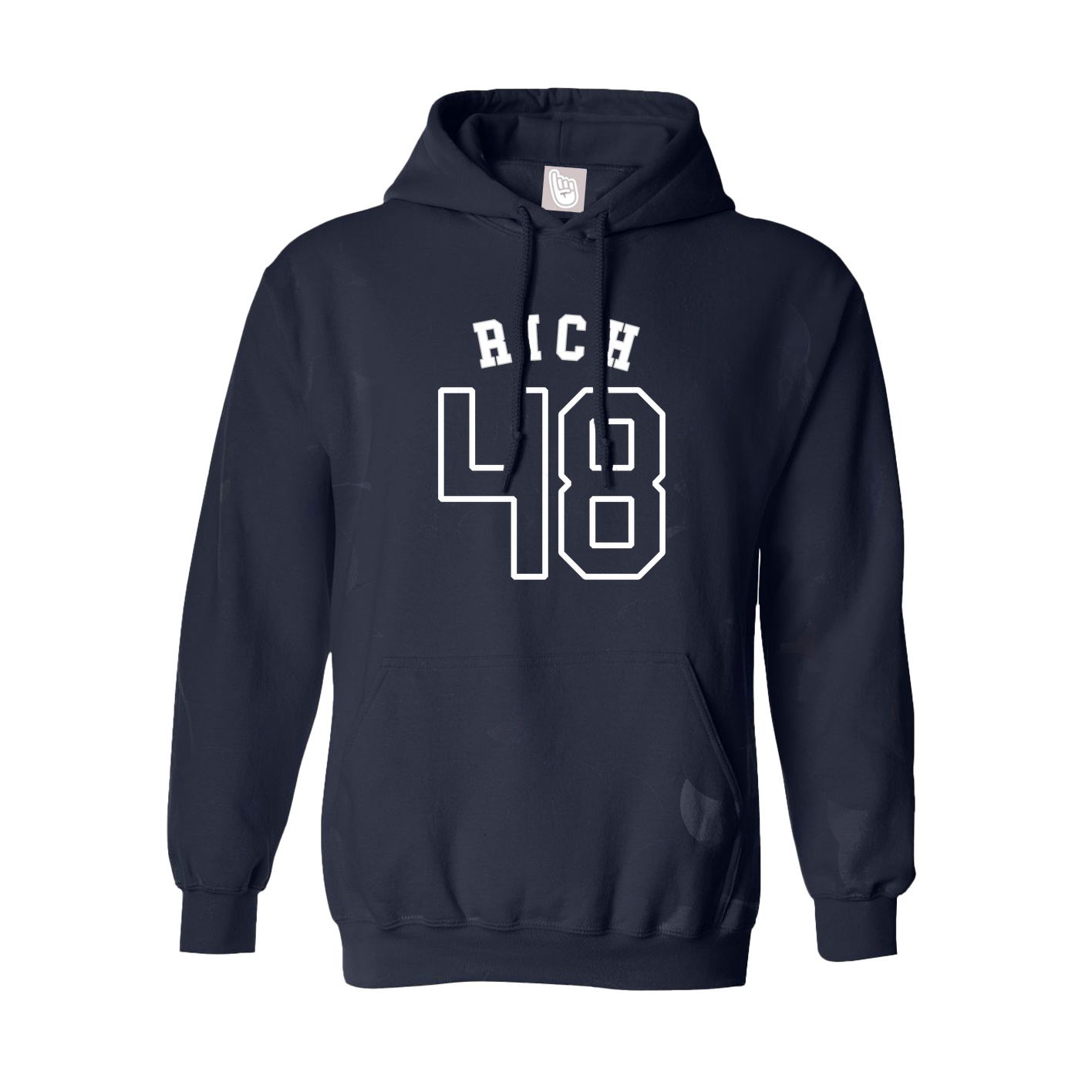 Youth Hoodie — Shirsey Arch in Navy