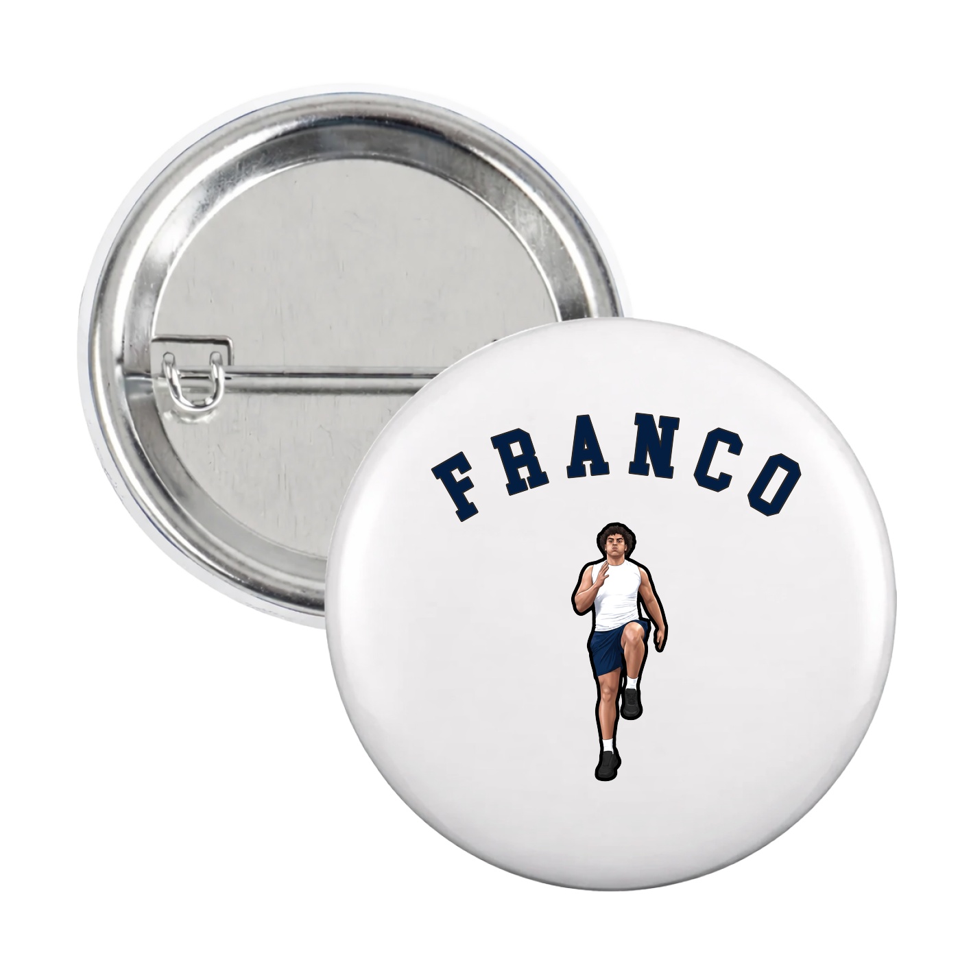 Game Day Button — Shirsey Arch in White