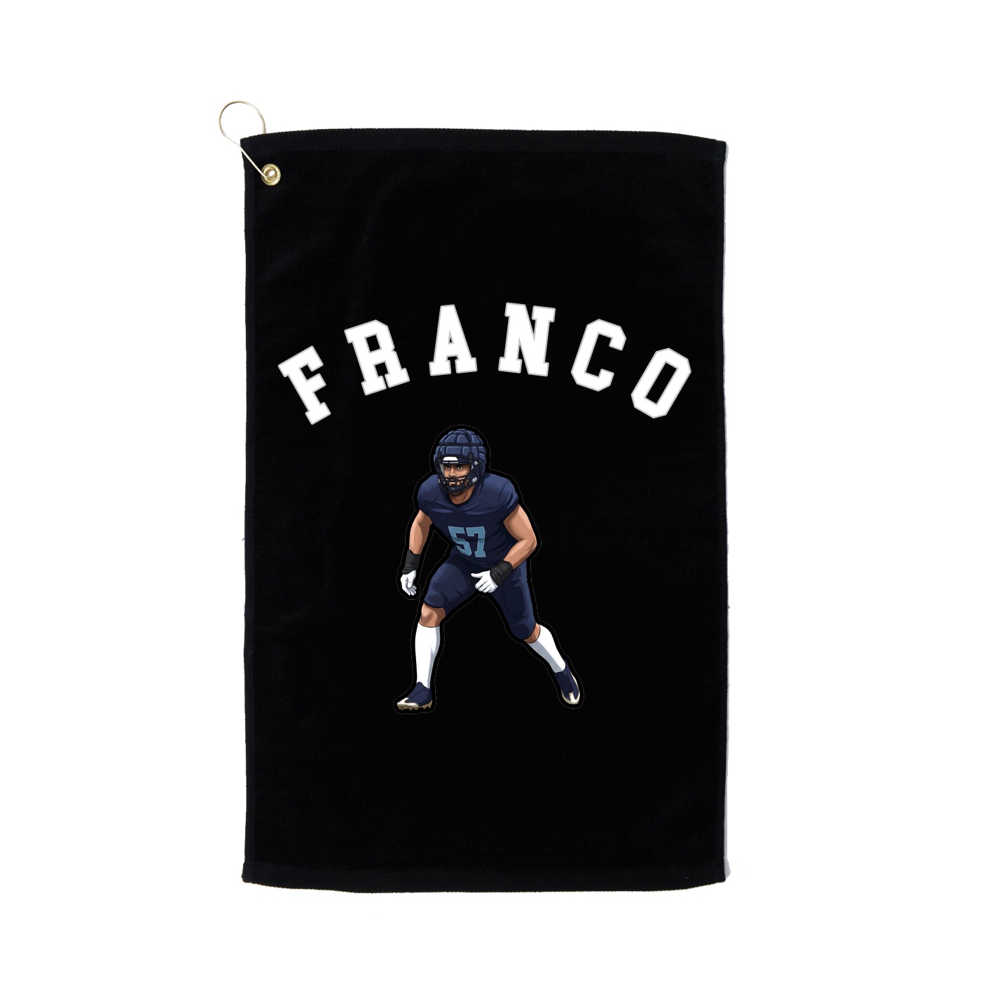 Golf Towel — Shirsey Arch in Black