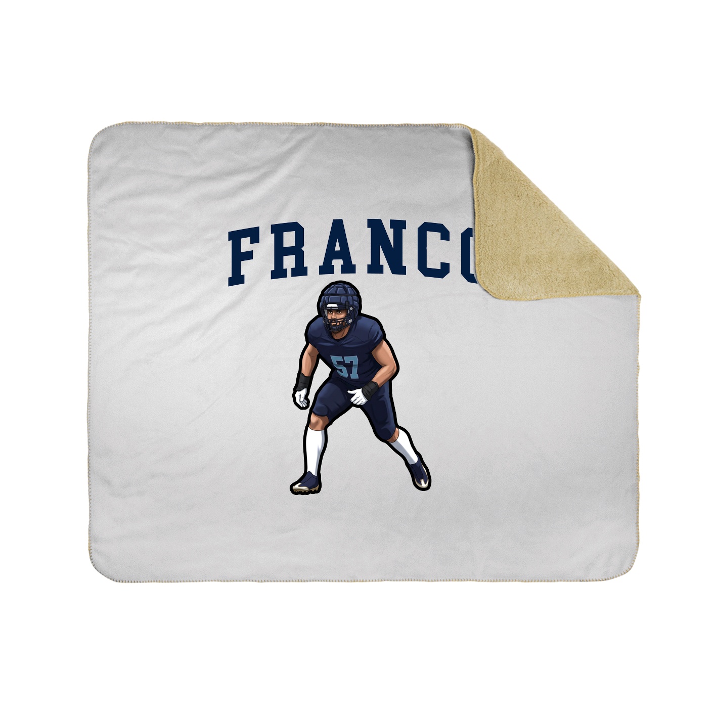 Throw Blanket — Shirsey in White