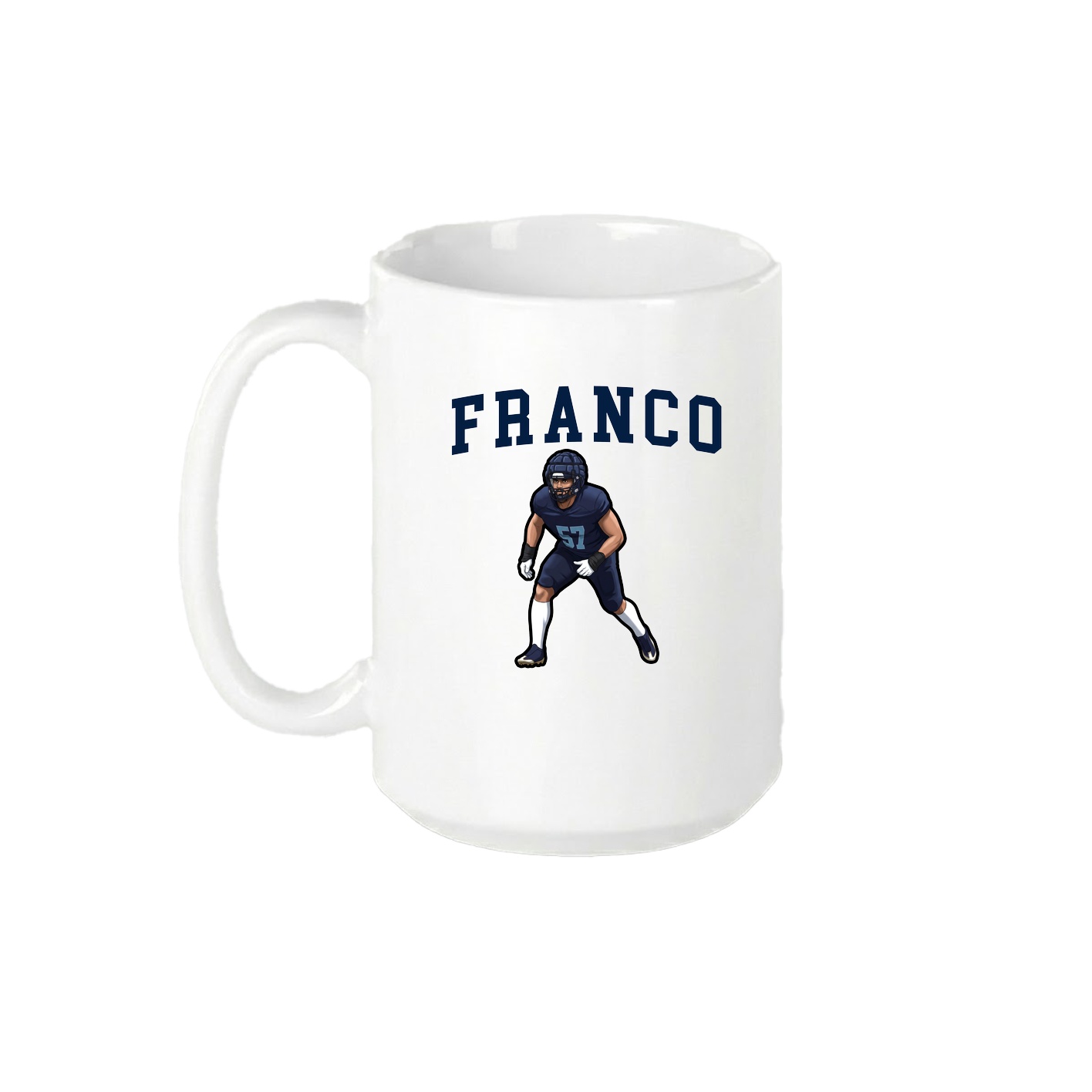 15oz Coffee Mug — Shirsey in White