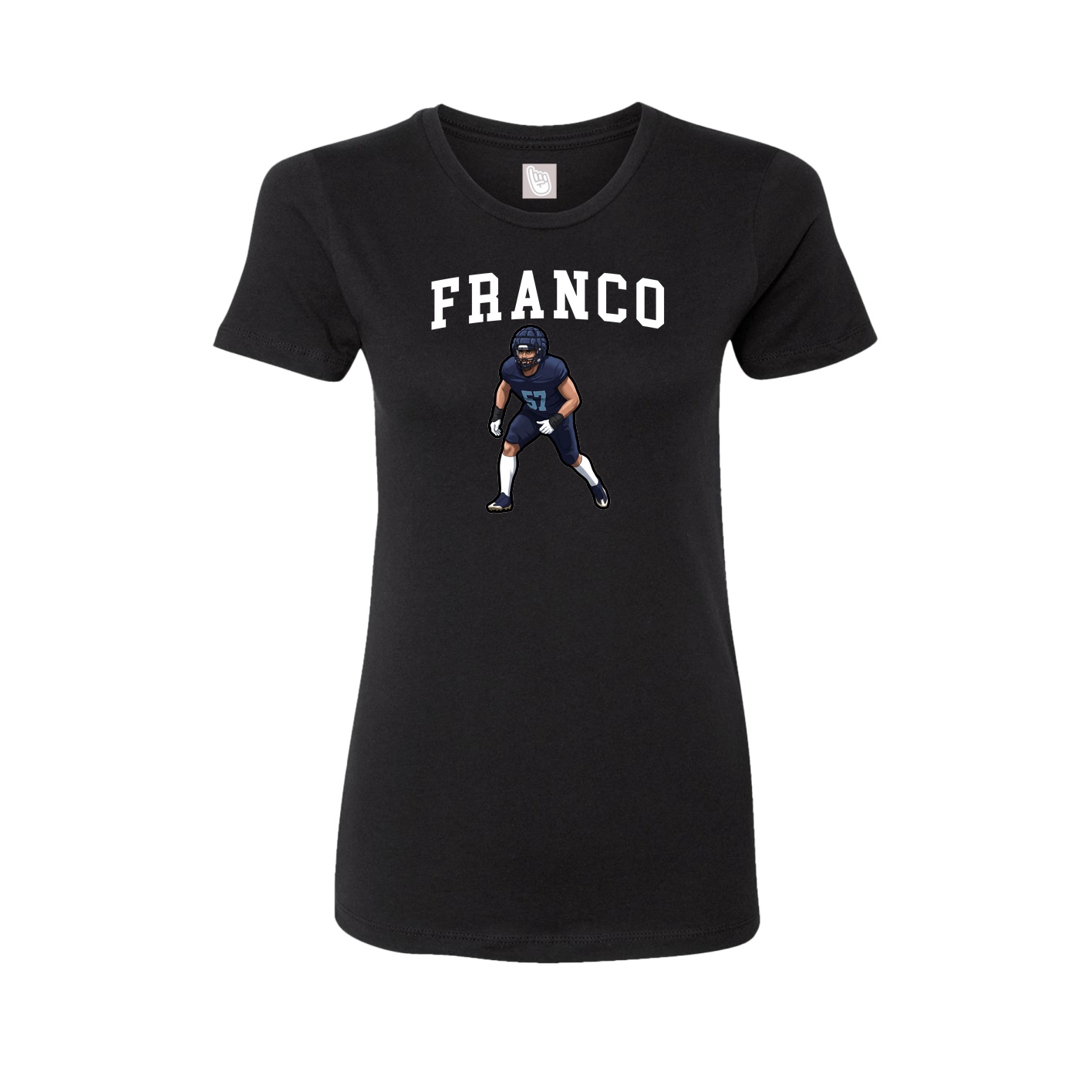 Fitted Women's Tee — Shirsey in Black