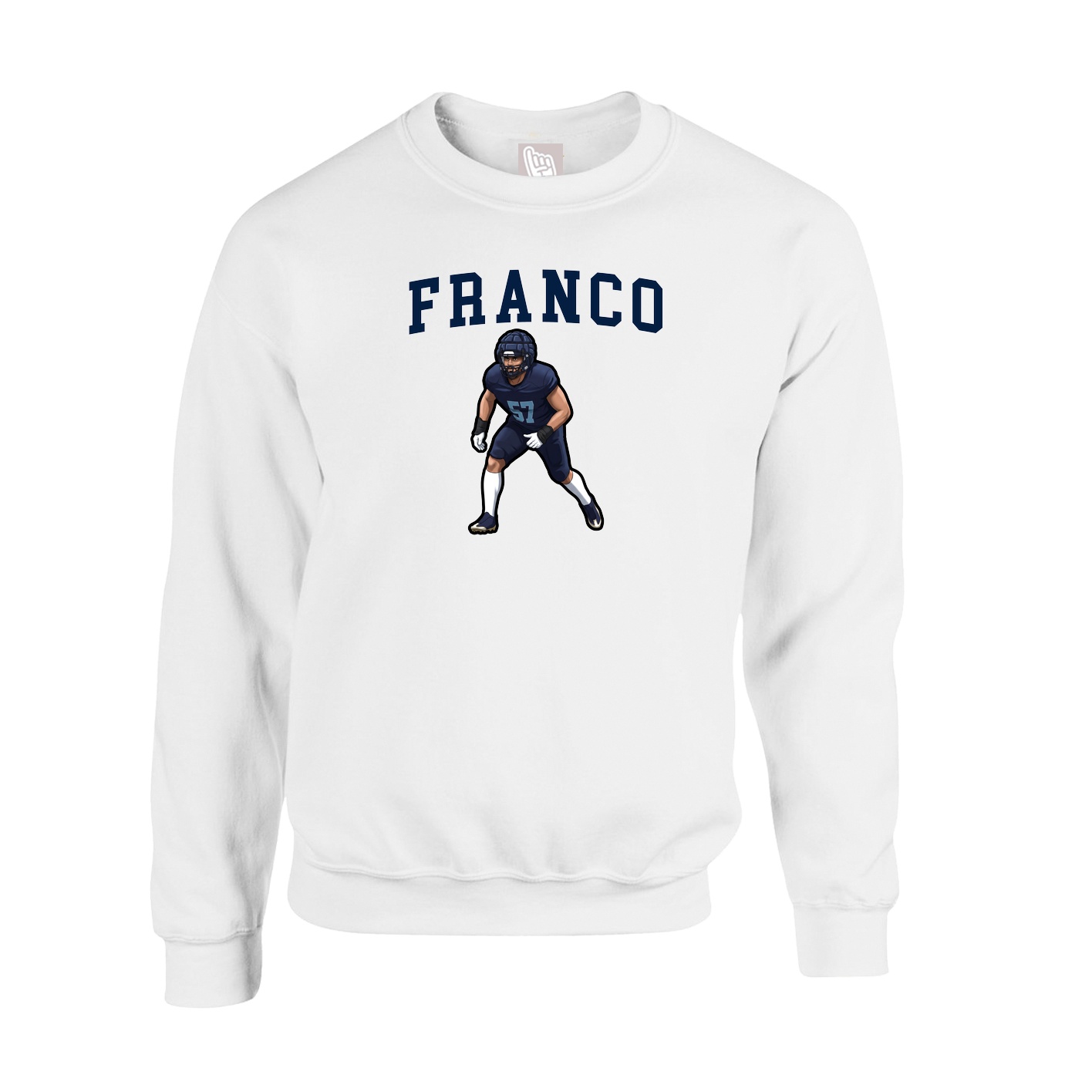 Fleece Crew — Shirsey in White