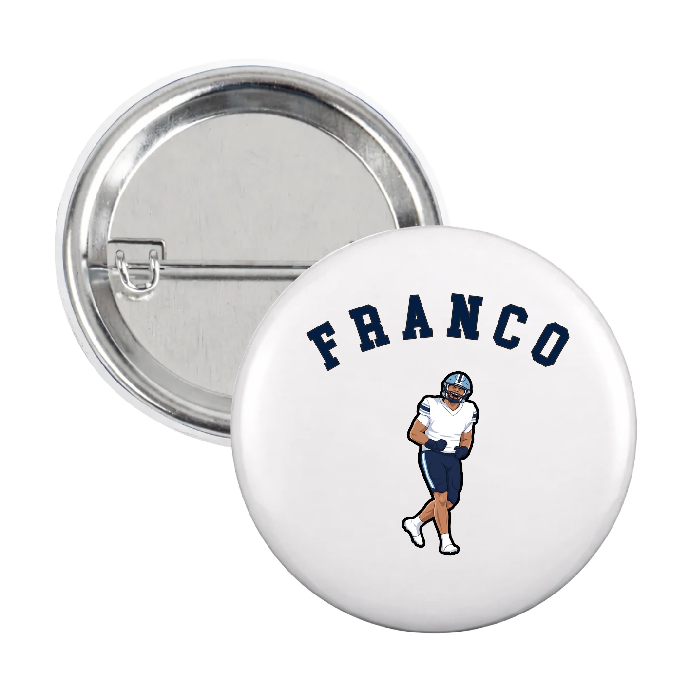 Game Day Button — Shirsey Arch in White