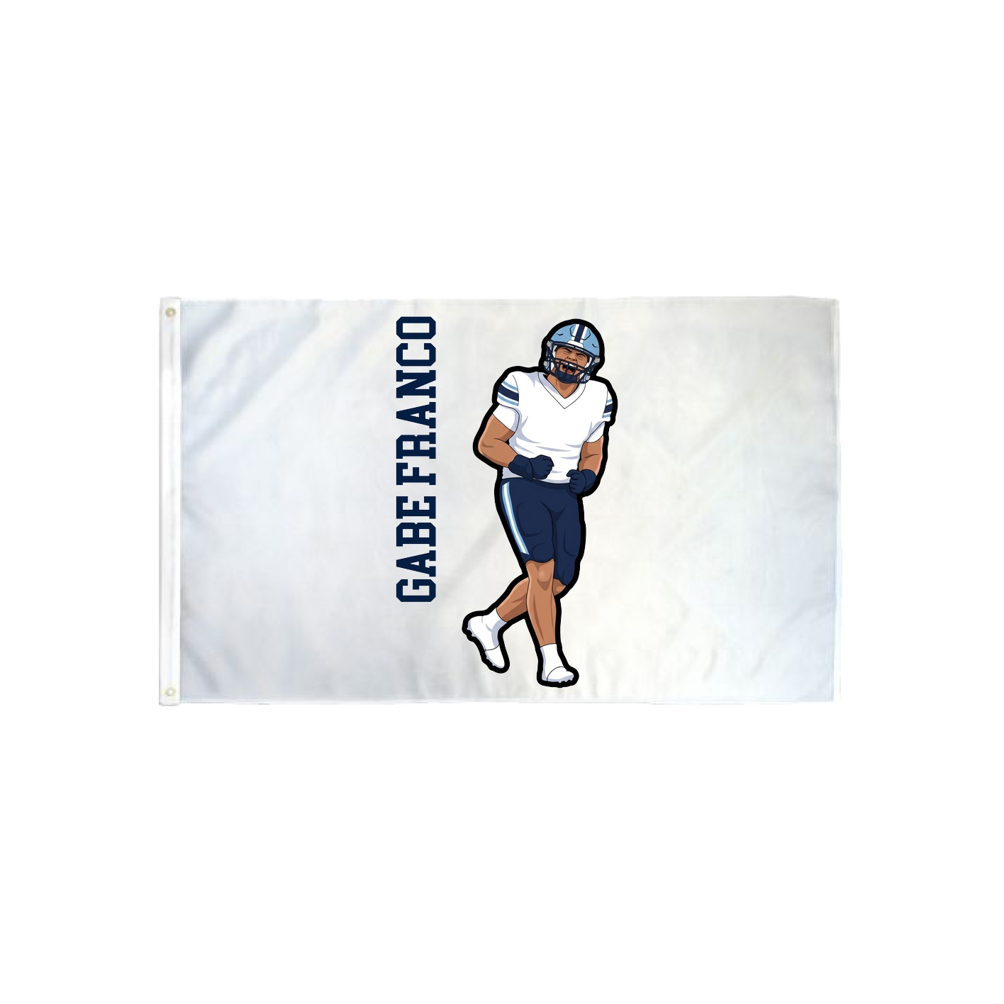 3x5 Flag — Name Vertical in Classic
