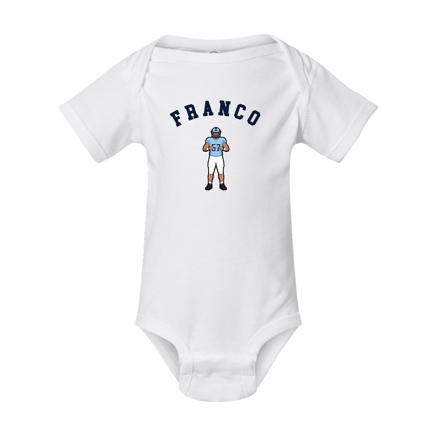 Baby Onesie — Shirsey Arch in White