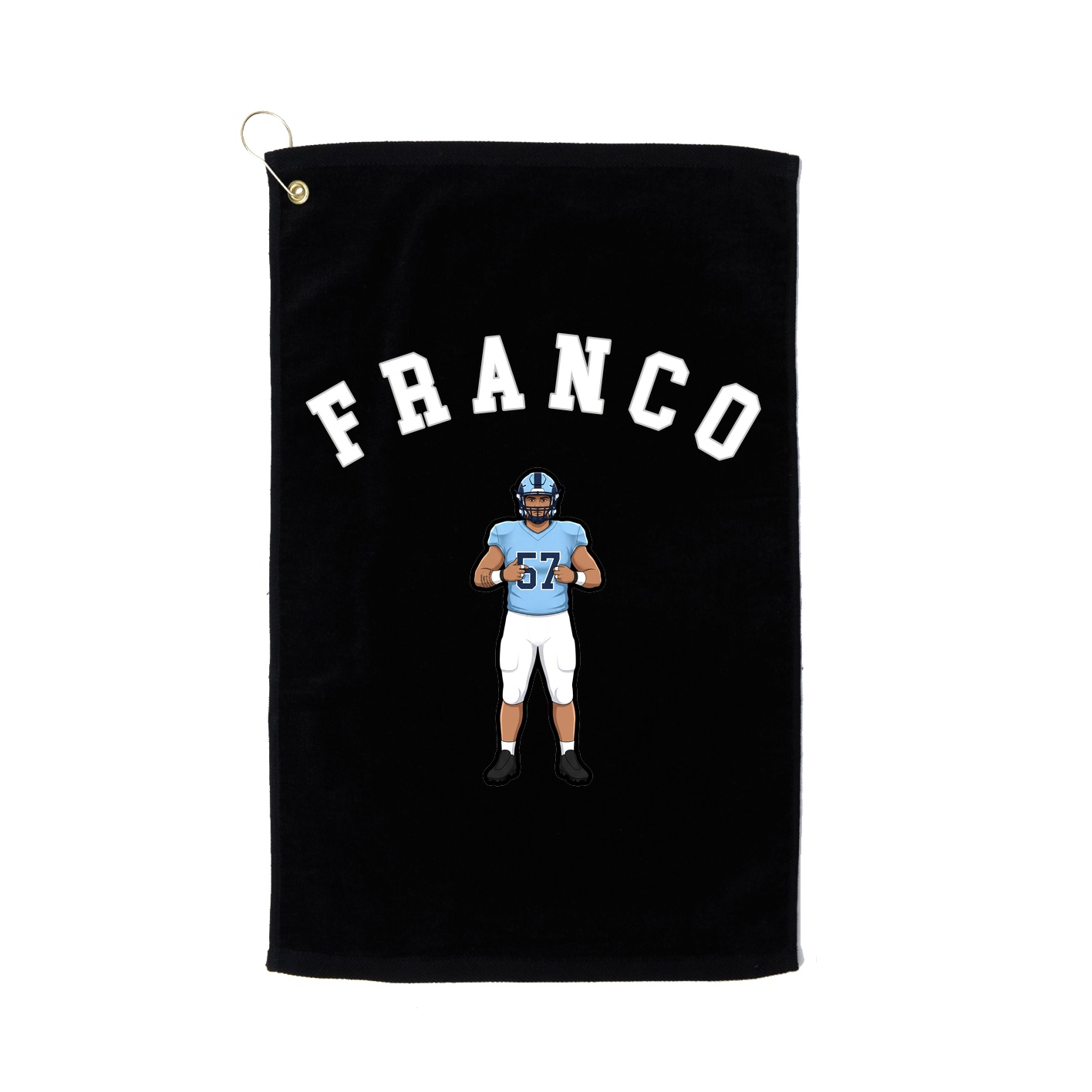 Golf Towel — Shirsey Arch in Black