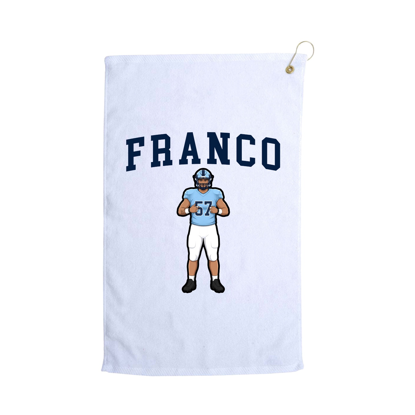 Golf Towel — Shirsey in White