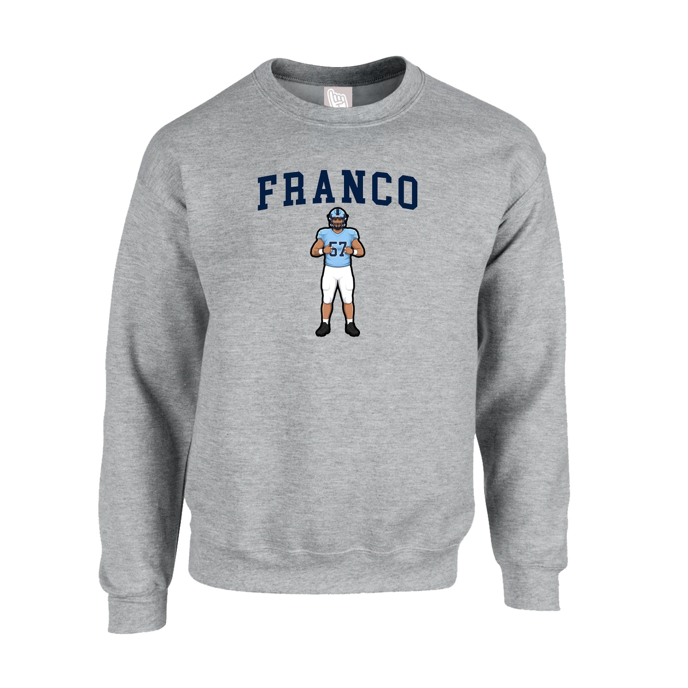 Fleece Crew — Shirsey in Grey