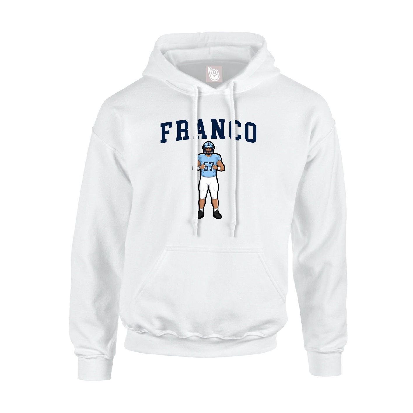 Youth Hoodie — Shirsey in White