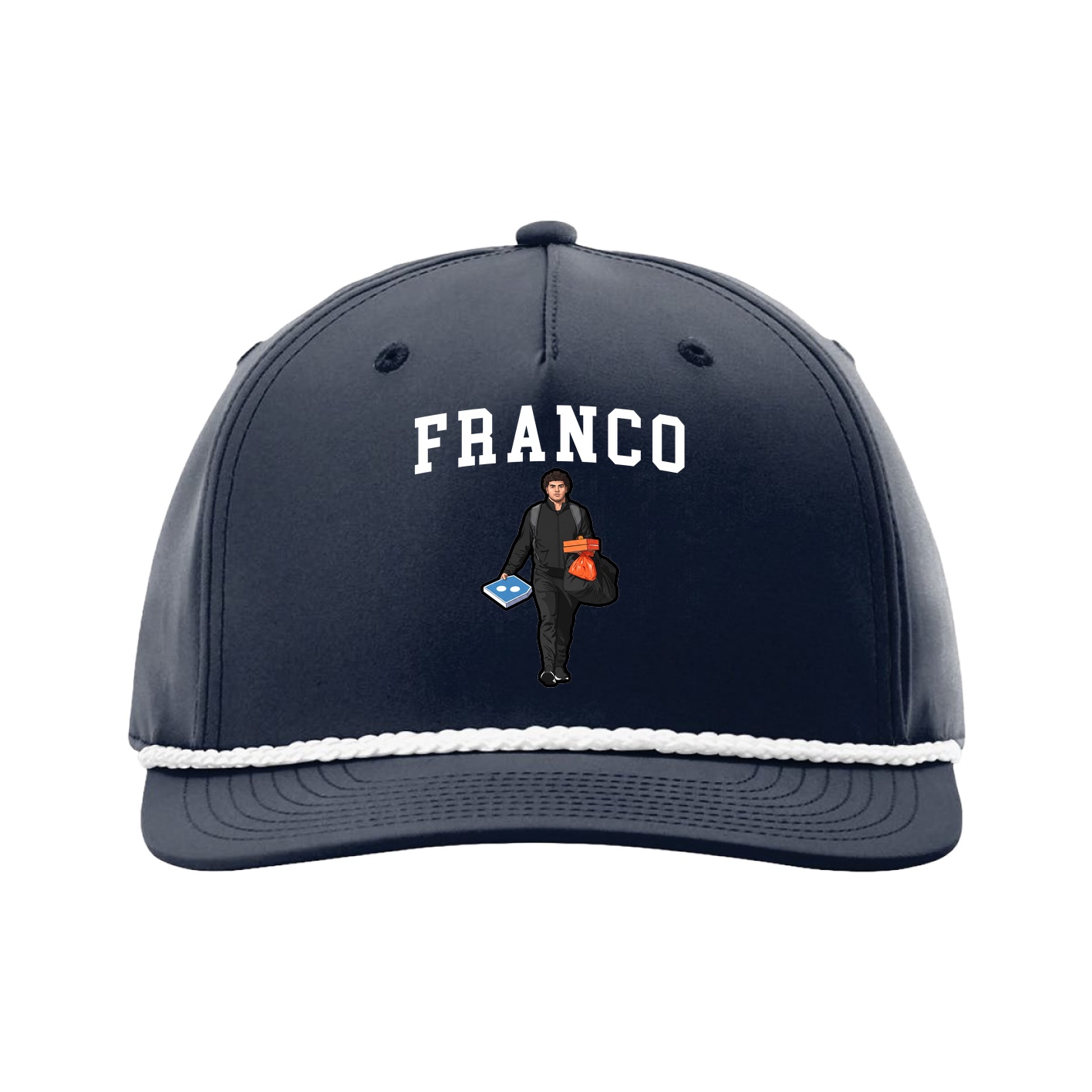 Five-Panel Classic Rope Cap — Shirsey in Navy