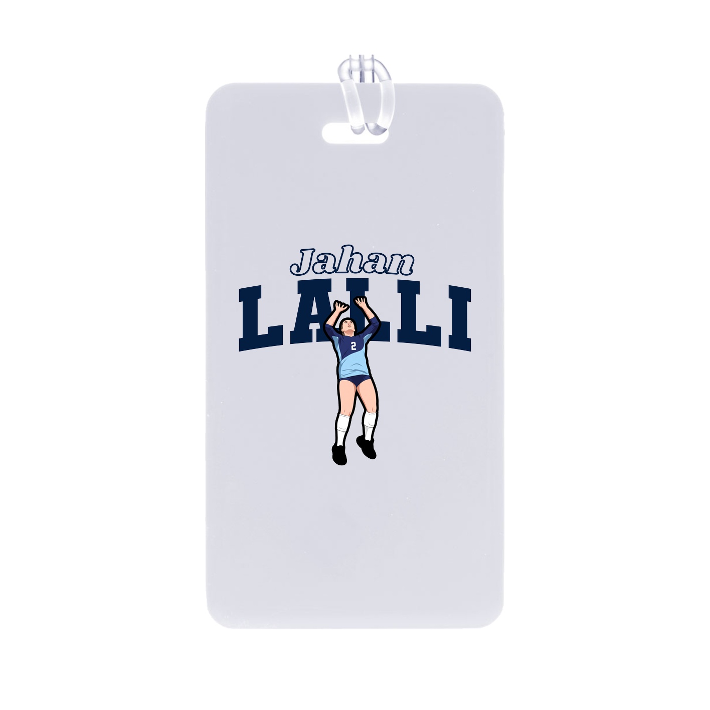 Bag Tag — Name Arch in Classic