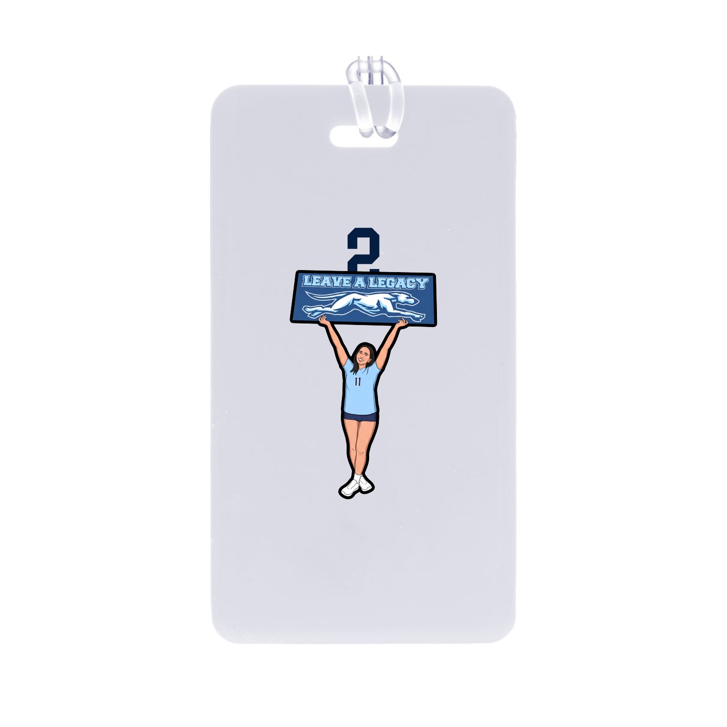Bag Tag — Number Top in Classic